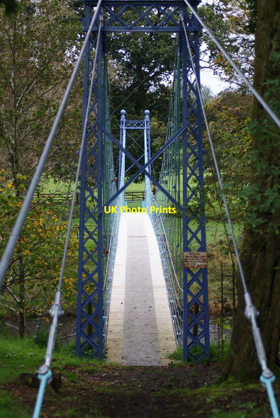 Photo 6"x4" Footbridge at Netherby Carwinley c2011