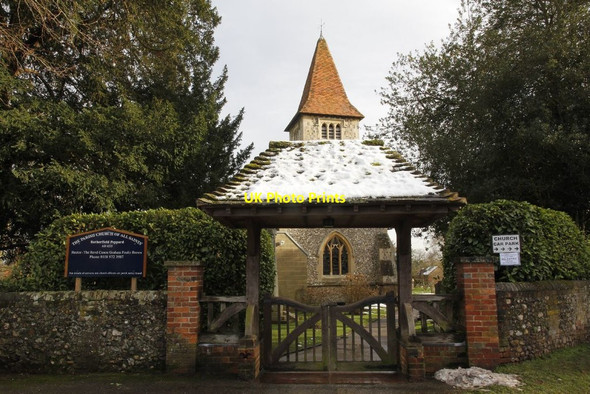 Photo 6"x4" Entrance to All Saints Rotherfield Peppard c2013