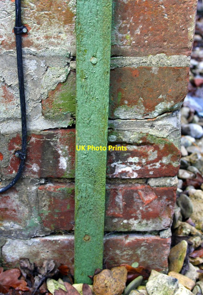 Photo 6"x4" Benchmark on #121 Bagley Wood Road Bayworth c2013