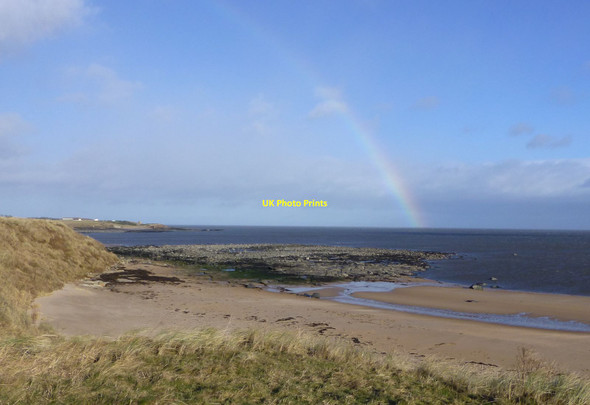 Photo 6"x4" Looking across Howdiemont Sands Boulmer c2013