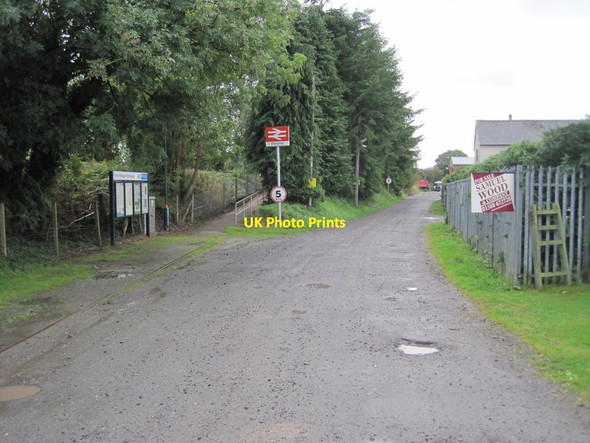Photo 6"x4" Broome railway station Aston on Clun c2012 P1