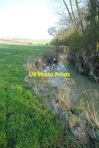 Photo 6"x4" Wagtail Brook Idlicote c2013