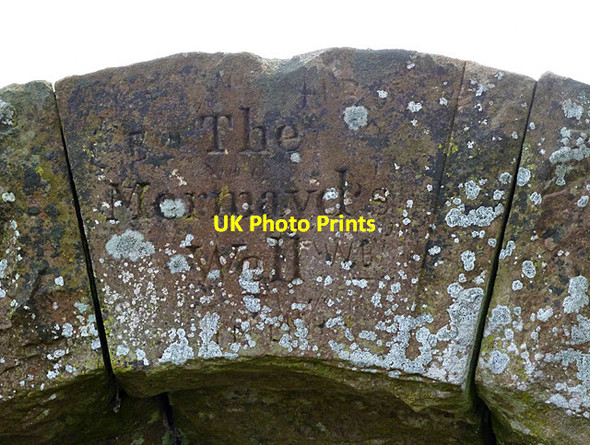 Photo 6"x4" An engraved stone at the Mermaid's Well Cambridge\/NT5848 c2013