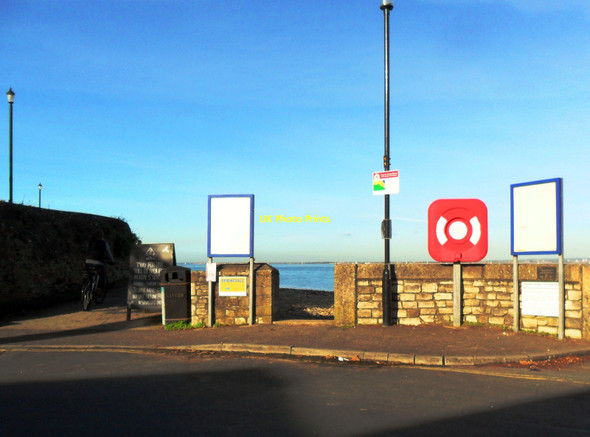 Photo 6"x4" Beach access, Seaview, IOW Ryde c2012