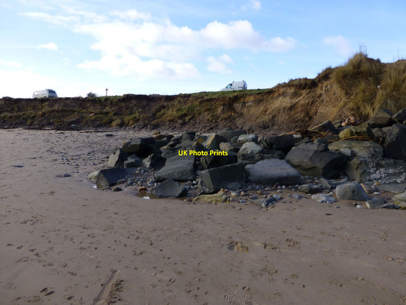 Photo 6"x4" Erosion of dunes Hadston c2013
