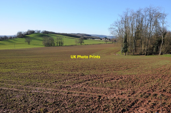 Photo 6"x4" Farmland and Radcastle Farm Bowley Lane c2013