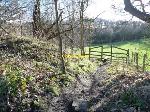 Photo 6"x4" Public footpath to Lower Falthwaite Dodworth Bottom c2013