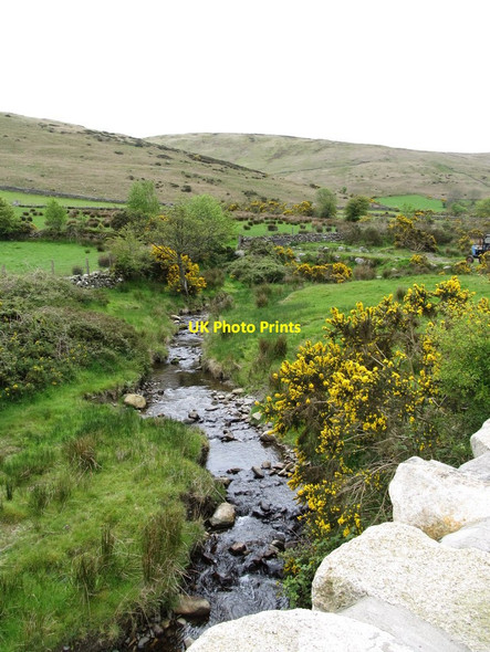 Photo 6"x4" The Kinnahalla River upstream of Kinnahalla Road Kilcoo c2012