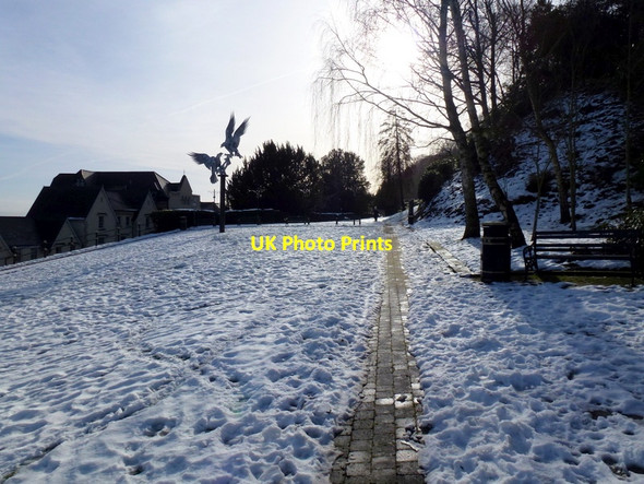 Photo 6"x4" Great Malvern; slow thaw Great Malvern c2013