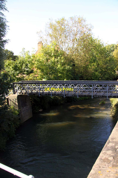 Photo 6"x4" Footbridge over the backwater Oxford\/SP5106 c2012