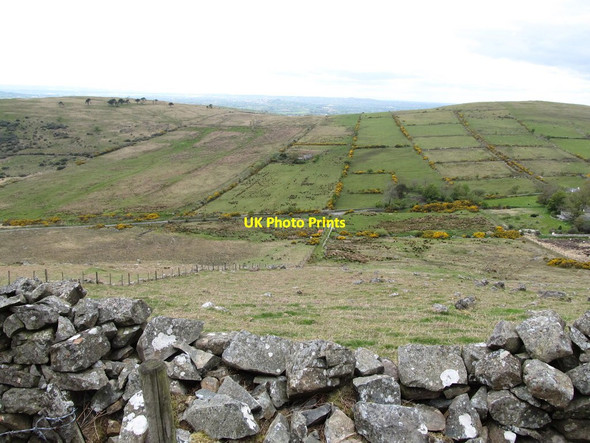 Photo 6"x4" The valley of the Glenaveagh Stream from the slopes of Spelga Hilltown\/J2128 c2012