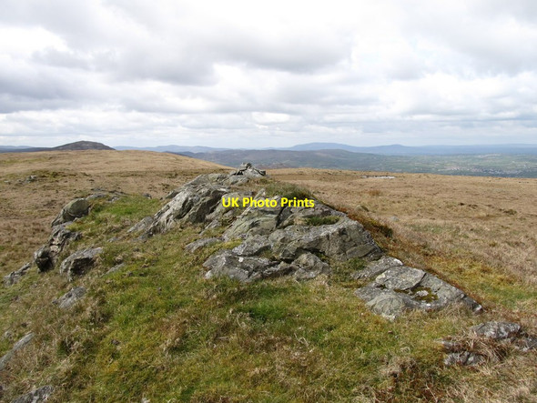 Photo 6"x4" View west across the summit of Spaltha Kilcoo c2012