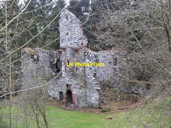 Photo 6"x4" Torwoodlee Tower from the northeast Torwoodlee Mains c2013
