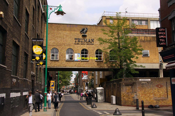 Photo 6"x4" Bridge over Brick Lane London c2012