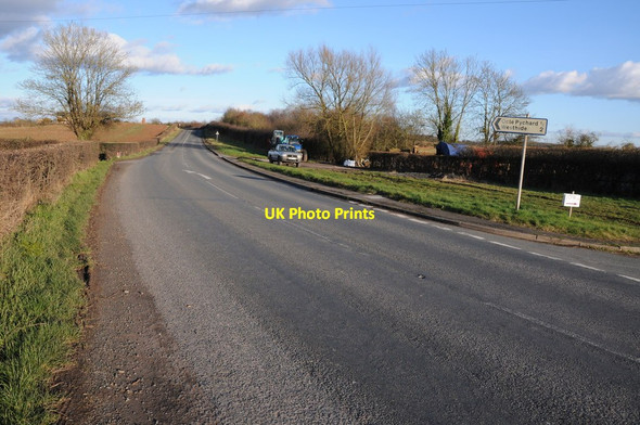 Photo 6"x4" The A465 approaching Burley Gate Hillhampton c2013