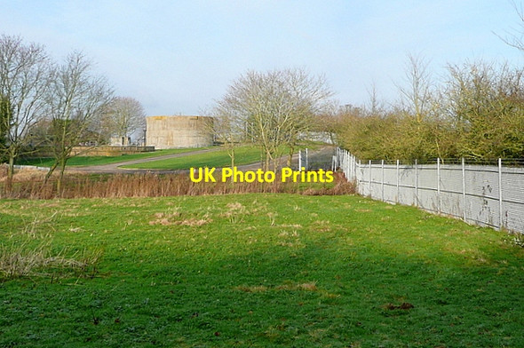 Photo 6"x4" Sewage works on Honington Lane Barcheston c2013