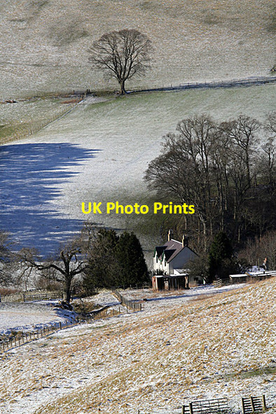 Photo 6"x4" Farmland at Hownam Hownam c2013
