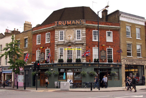 Photo 6"x4" The Golden Heart in Spitalfields London c2012