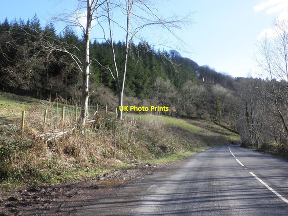 Photo 6"x4" The A396, south of Chilly Bridge Brompton Regis c2013