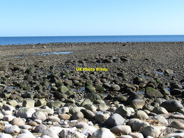 Photo 6"x4" Stony beach south of the Mullagh estuary Ballymartin c2011
