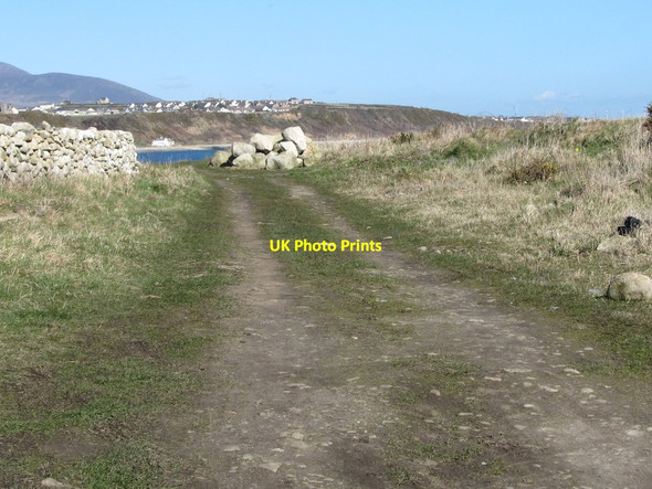Photo 6"x4" Dirt track leading to the beach from Wrack Road Ballymartin c2011