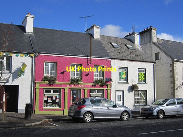 Photo 6"x4" Donegal flags, Glenties Glenties c2012