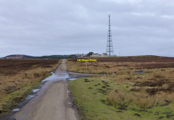Photo 6"x4" Communications mast on Cuddy's Knowe Hepburn c2013