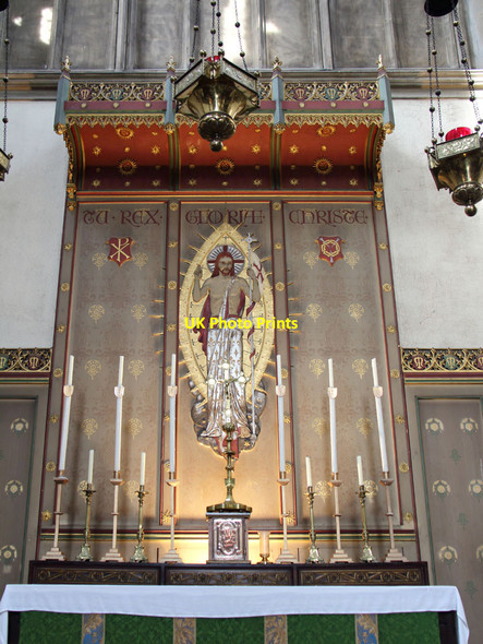 Photo 6"x4" St Michael, Camden Road - Reredos Camden Town c2013