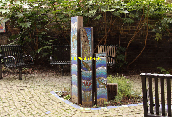 Photo 6"x4" St Michael, Camden Road - Garden Camden Town c2013 P1