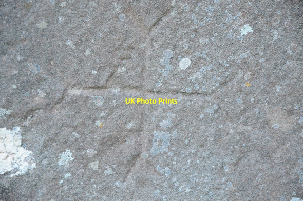 Photo 6"x4" Cross Fourchee, Garway church Garway c2012