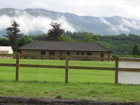 Photo 6"x4" Lochaber Camanachd Club House & Pitch, Spean Bridge Alltour c2008