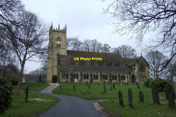 Photo 6"x4" St Margaret's Church Swinton Swinton\/SK4598 c2013