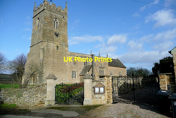 Photo 6"x4" Cherington church Cherington\/SP2936 c2013