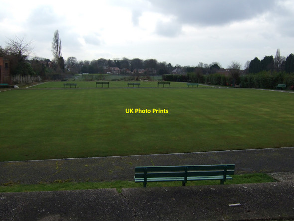 Photo 6"x4" Bowling green, Hickleton Bowling Club,Thurnscoe Thurnscoe c2013