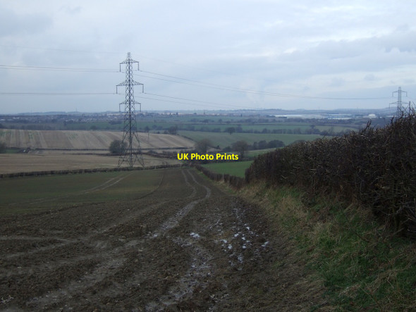 Photo 6"x4" Footpath off Top Lane Clayton\/SE4507 c2013