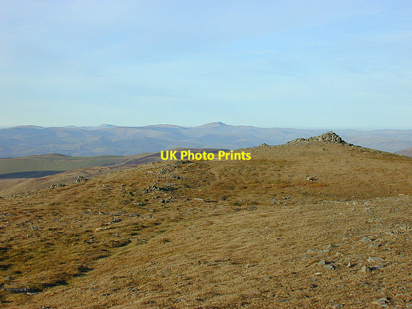 Photo 6"x4" Northern cairn on Pumlumon Fawr Pumlumon Fach c2001