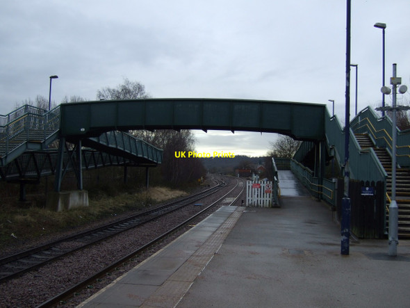 Photo 6"x4" Footbridge, Conisbrough Station Conisbrough c2013