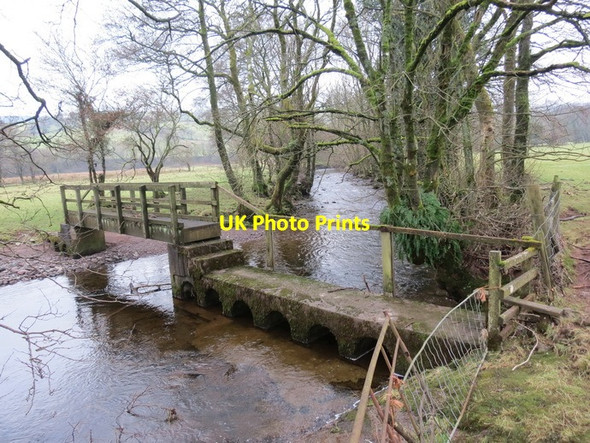 Photo 6"x4" Pontdroed Afon Hydfer \/  Afon Hydfer footbridge Pont ar Hydfer c2013
