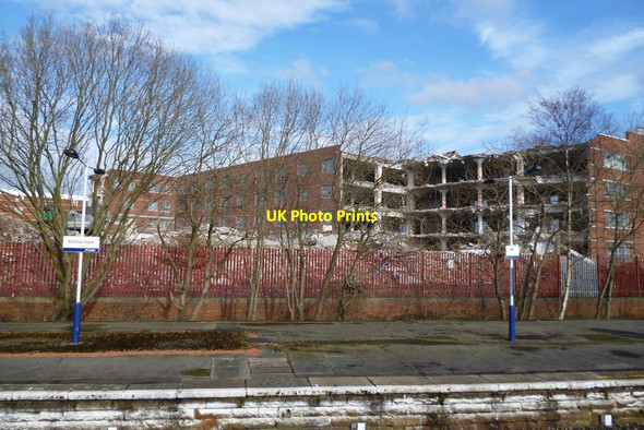 Photo 6"x4" Demolition in progress Kilmarnock c2013