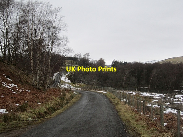 Photo 6"x4" Road up Glen Lethnot Bridgend\/NO5368 c2013