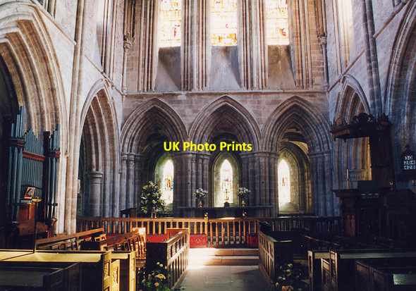 Photo 6"x4" St Mary, Abbey Dore - Chancel Abbey Dore c1998