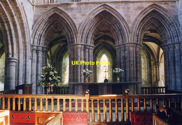 Photo 6"x4" St Mary, Abbey Dore - Sanctuary Abbey Dore c1998