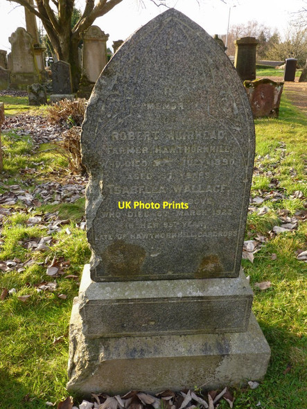 Photo 6"x4" The gravestone of Robert Muirhead Cardross\/NS3477 c2013