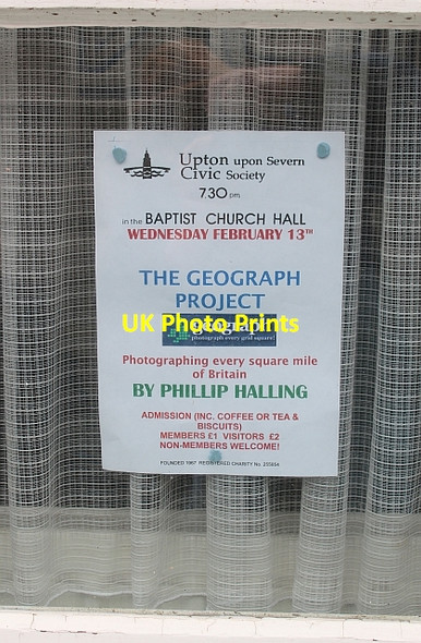 Photo 6"x4" In a  window, Upton-upon-Severn Upton upon Severn c2013