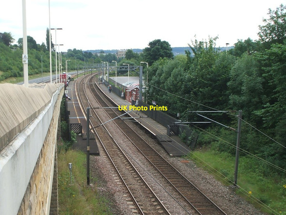 Photo 6"x4" Crossflatts railway station, Yorkshire Bingley\/SE1139 c2009