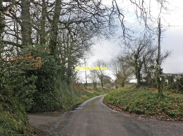 Photo 6"x4" Crossroads, at Golonscott Lodge Golsoncott c2013