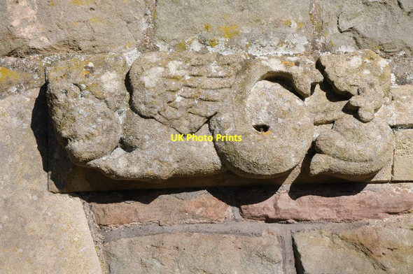 Photo 6"x4" Carved detail, Bishops Frome church Bishops Frome c2013