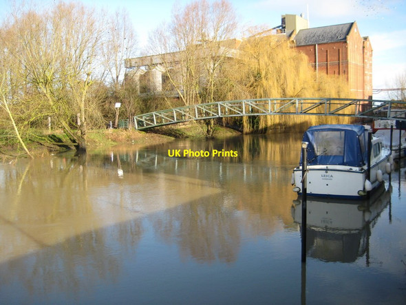 Photo 6"x4" Mill Avon, Tewkesbury Tewkesbury c2013