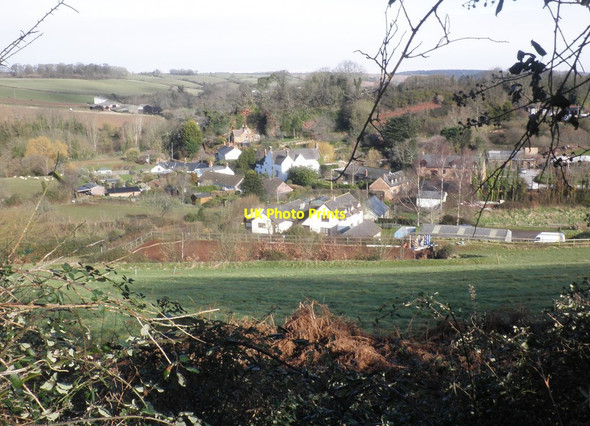 Photo 6"x4" View north towards Torre, from Rocky Lane Beggearn Huish c2013