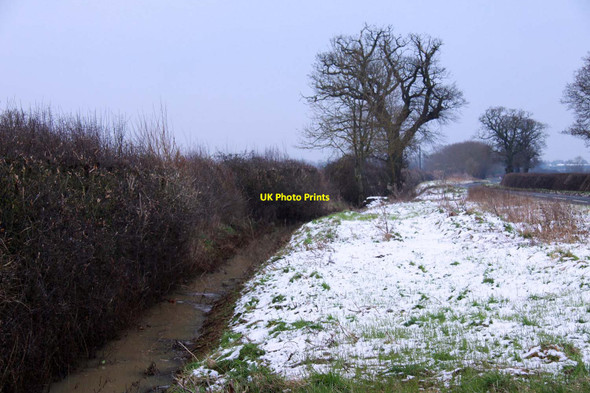 Photo 6"x4" Ditch by the road Elsfield c2013